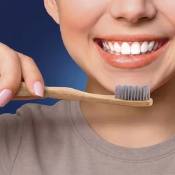 Soft Bristle Bamboo Toothbrush, Eco-Friendly Wooden Toothbrush for Adults (1 Pc)