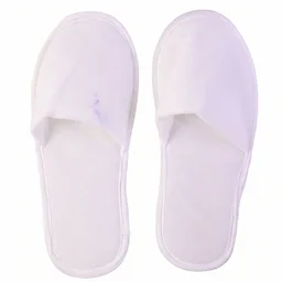 Soft Closed Toe Slippers for Hotel Spa Guest and Home White 28 x 11...