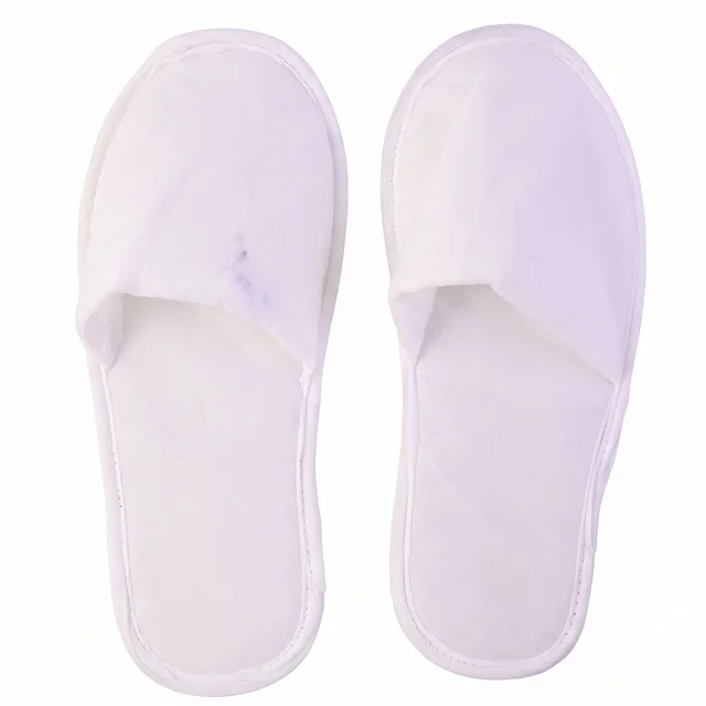 Soft Closed Toe Slippers for Hotel Spa Guest and Home White 28 x 11...