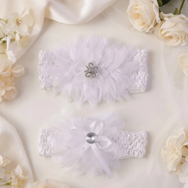 Soft Elastic Baby Hair Headband – Stylish Floral Lace Design