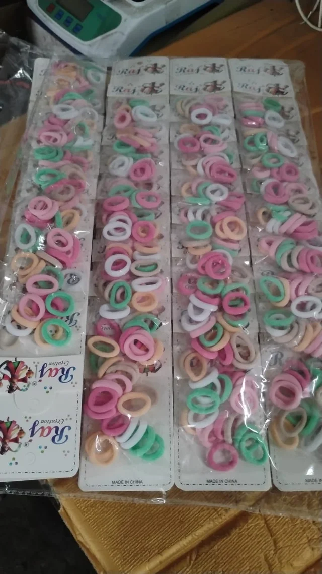 Soft Elastic Hair Bands for Kids – 100-Pack Colorful No-Metal Hair Ties