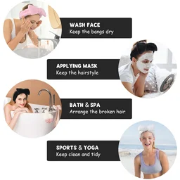 Soft Plush Spa Headband – Comfortable Stretchable Hair Band