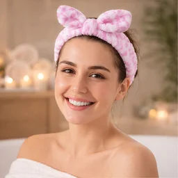 Soft Plush Spa Headband – Comfortable Stretchable Hair Band