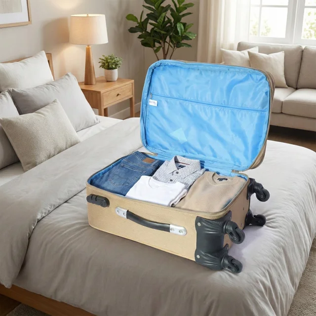 Soft Side Trolley Luggage Set – 3-Piece Travel Companion