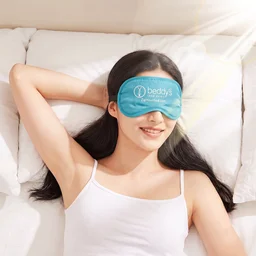 Soft Sleep Eye Mask Light Blocking Padded Eye Cover with Elastic Strap (1 Pc)