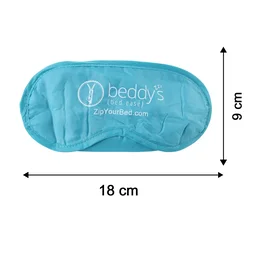 Soft Sleep Eye Mask Light Blocking Padded Eye Cover with Elastic Strap (1 Pc)