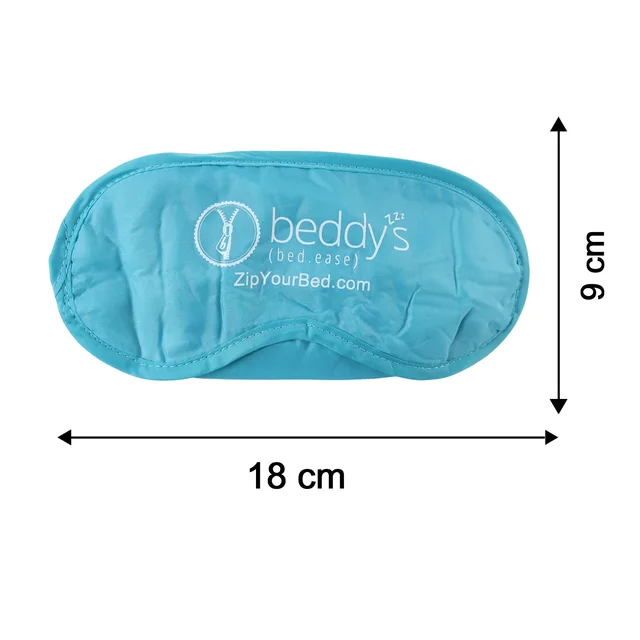 Soft Sleep Eye Mask Light Blocking Padded Eye Cover with Elastic Strap (1 Pc)