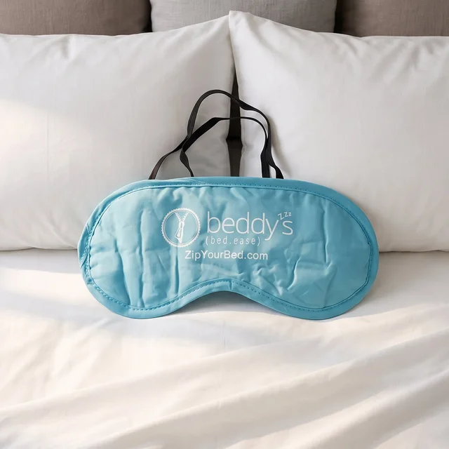 Soft Sleep Eye Mask Light Blocking Padded Eye Cover with Elastic Strap (1 Pc)
