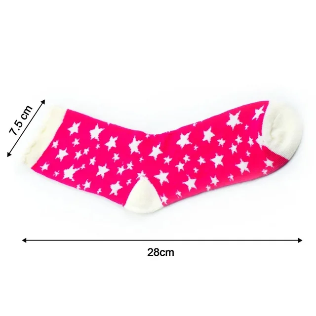 Soft Socks Comfortable Breathable Stretchable Assorted Design Colour (1 Pair)