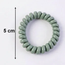 Soft Stretchable Telephone Wire Hair Bands – No Crease & Waterproof