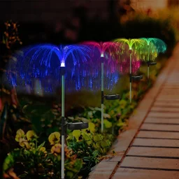 Solar Garden Lights – Waterproof 7-Color Changing Jellyfish Décor