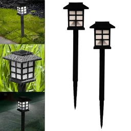 Solar Garden Lights – Waterproof Outdoor Landscape (2-Pack)