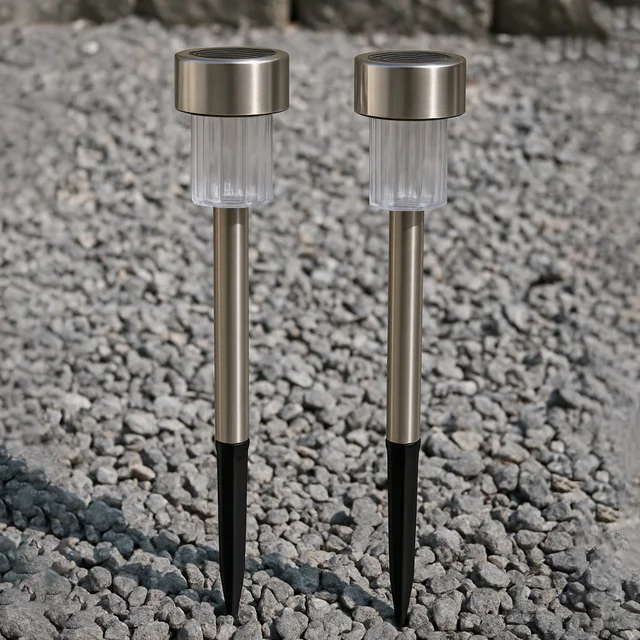 Solar Garden Pathway Lights – Durable Stainless Steel Outdoor LEDs