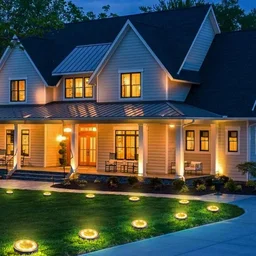 Solar Ground Lights – Waterproof LED Pathway Illumination