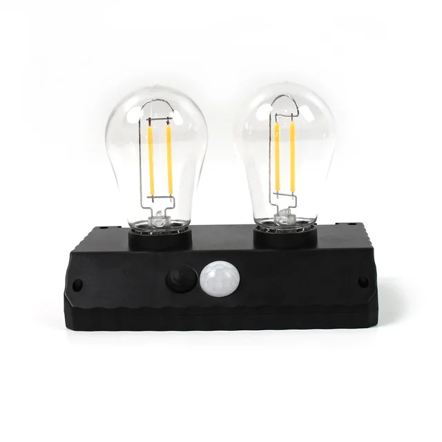 Solar LED Lamp – Double Bulb Outdoor Garden Light | Indo Glow