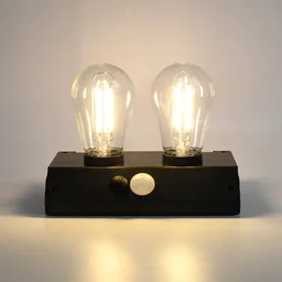 Solar LED Lamp – Double Bulb Outdoor Garden Light | Indo Glow