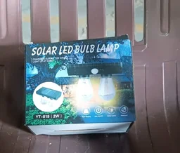 Solar LED Lamp – Double Bulb Outdoor Garden Light | Indo Glow