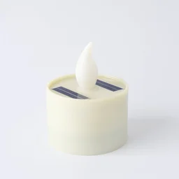 Solar Powered LED Flameless Candle – Safe Warm Glow for Decor