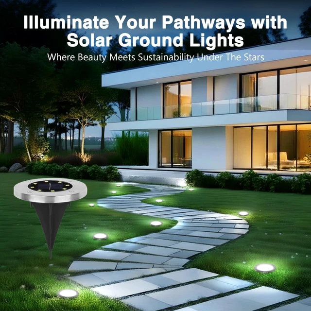 Solar Powered LED Garden Lights – Eco-Friendly Outdoor Pathway Lighting