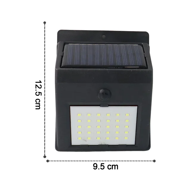 Solar Powered LED Wall Light – Motion Sensor Outdoor Security Lamp