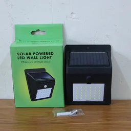 Solar Powered LED Wall Light – Motion Sensor Outdoor Security Lamp