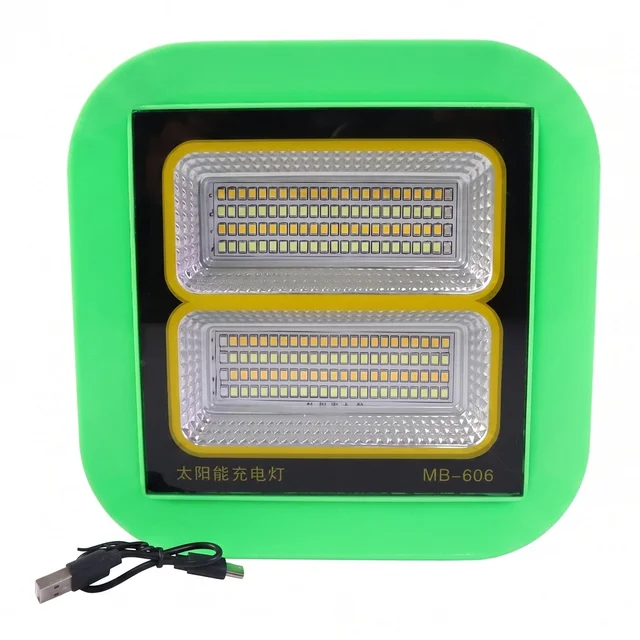 Solar Rechargeable LED Flood Light – Portable Outdoor Illumination