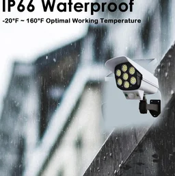 Solar Security Camera Light – Dummy Motion Sensor for Outdoor Safety | AutoSafeo