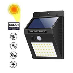 Solar Security LED Light – 30-LED Outdoor Wall | AutoSafeo