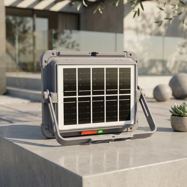 Solar USB Rechargeable LED Flood Light – Waterproof & Portable