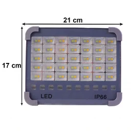 Solar USB Rechargeable LED Flood Light – Waterproof & Portable