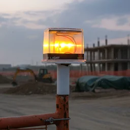 Solar Warning Light – Bright, Eco-Friendly Outdoor Safety Signal