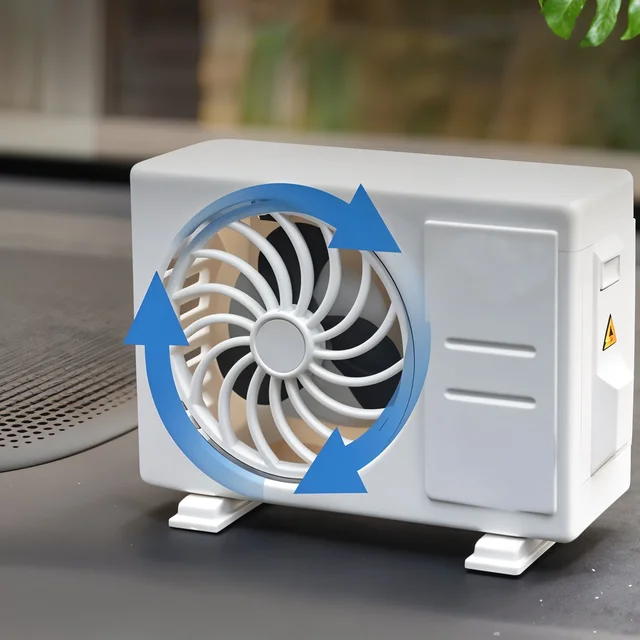 Solar-Powered Car Air Freshener – Built-in Perfume Diffuser