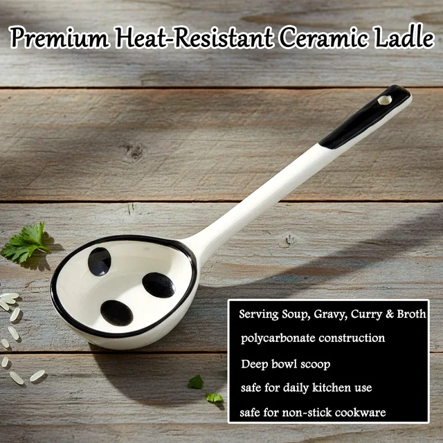 Soup Ladle 17 cm – Heat-Resistant Non-Slip Handle