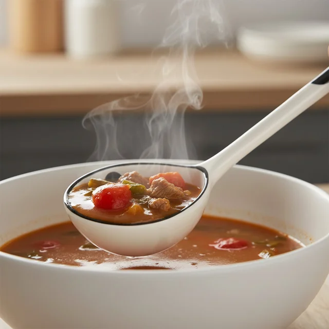 Soup Ladle 17 cm – Heat-Resistant Non-Slip Handle