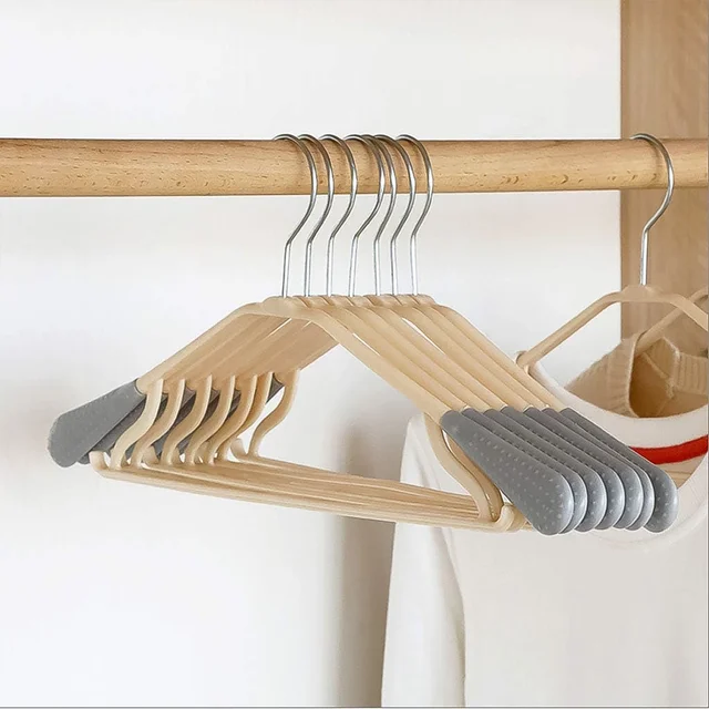 Space-Saving Cloth Hanger – Durable PP & Steel Hook | BathNova