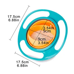 Spill-Proof Gyro Bowl – 360° Rotating Toddler Feeding Dish | Baby Ladle