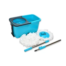 Spin Mop with Wheels & Large Bucket – Effortless Cleaning | Pro Clean