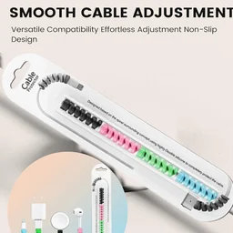 Spiral Cable Protector – Charger & Data Cable Saver (4 Pcs) | WipeTech