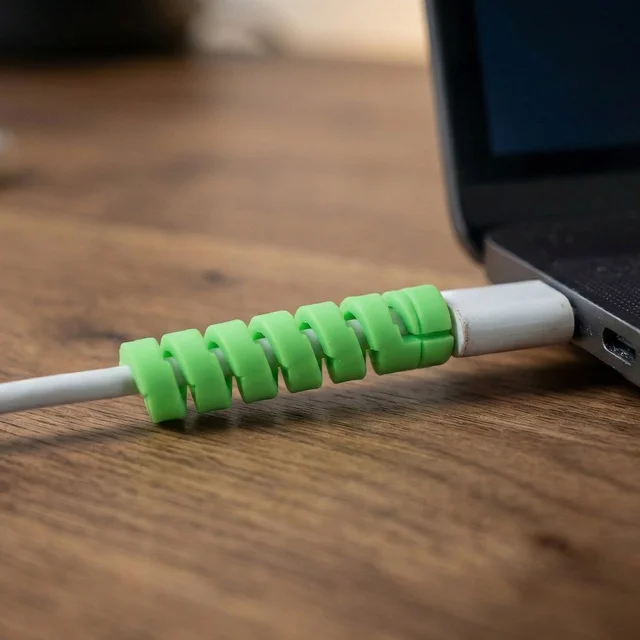 Spiral Cable Protector – Extends Charging Cable Lifespan Naturally