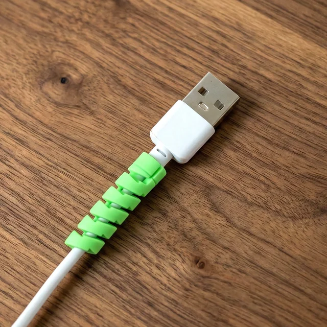 Spiral Cable Protector – Extends Charging Cable Lifespan Naturally