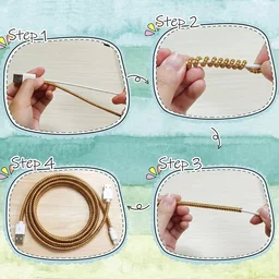 Spiral Cable Protector Sleeve – Durable Flexible Cord Saver