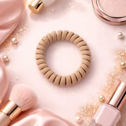 Spiral Coil Hair Band – Soft, Stretchable & No Crease Hold