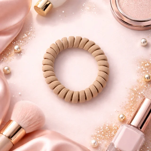 Spiral Coil Hair Band – Soft, Stretchable & No Crease Hold