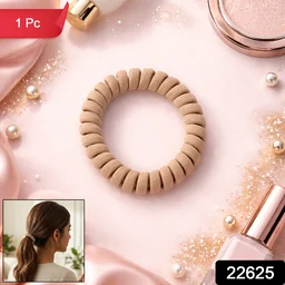 Spiral Coil Hair Band – Soft, Stretchable & No Crease Hold