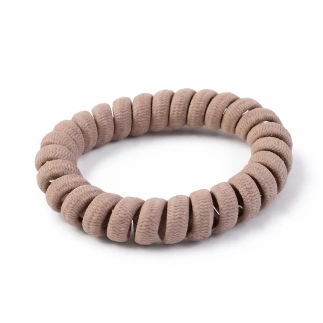 Spiral Coil Hair Band – Soft, Stretchable & No Crease Hold