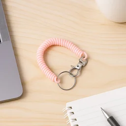 Spiral Coil Keychain Bracelet – Flexible & Durable Wrist Key Holder
