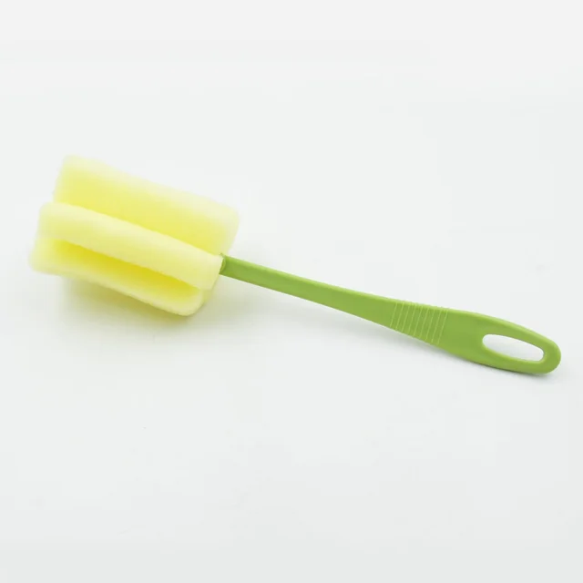 Sponge Cup Washing Brush – 20cm Kitchen Cleaning Tool | Velvet Wipe