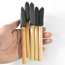 Sponge Paint Brushes – 5-Piece Set with Wooden Handles | PaintEdge