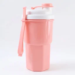 Sports Water Bottle 400ml Leakproof Flip Lid Shaker Tumbler for Gym