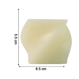 Square LED Flameless Candles – Set of 6 for Home Decor & Pooja